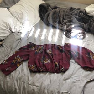 Off the shoulder blouse